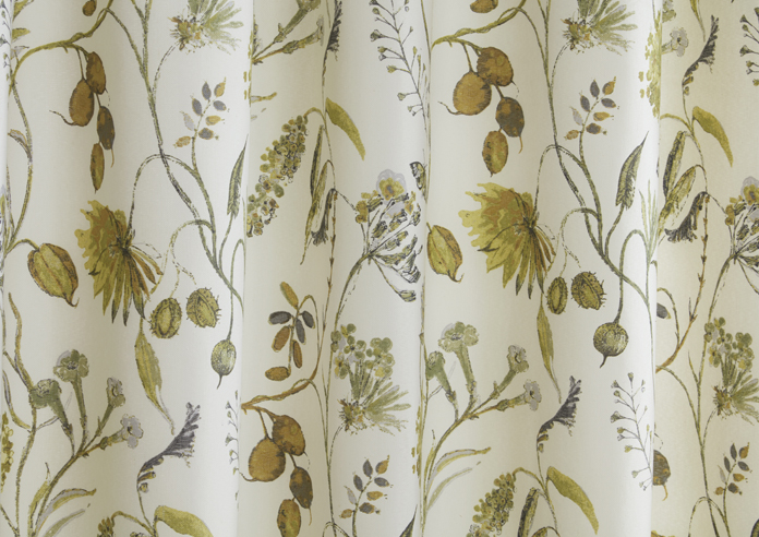 Grove Pencil Pleat, Fennel - Ready Made Curtains - Image 5